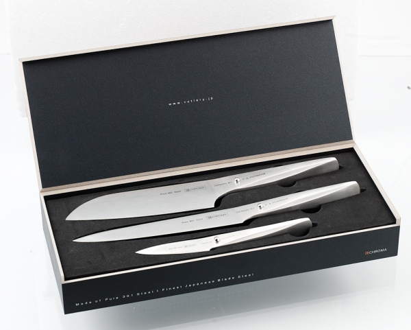 Set 3 couteaux Type 301 design by FA Porsche