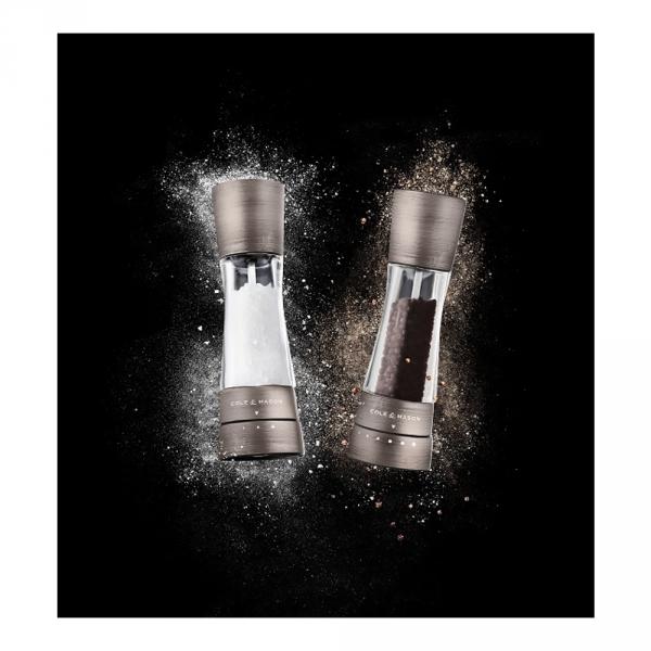 Coffret Moulin Poivre & Sel Titanium Derwent Cole & Mason
