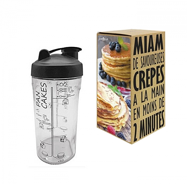 Coffret Kit Shaker à crêpes, pancakes, gaufres - COOKUT