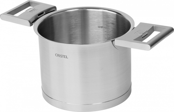 Casserole haute graduée Cristel Strate amovible