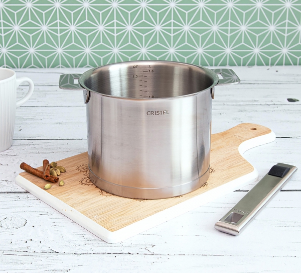 Casserole haute graduée Cristel Strate amovible