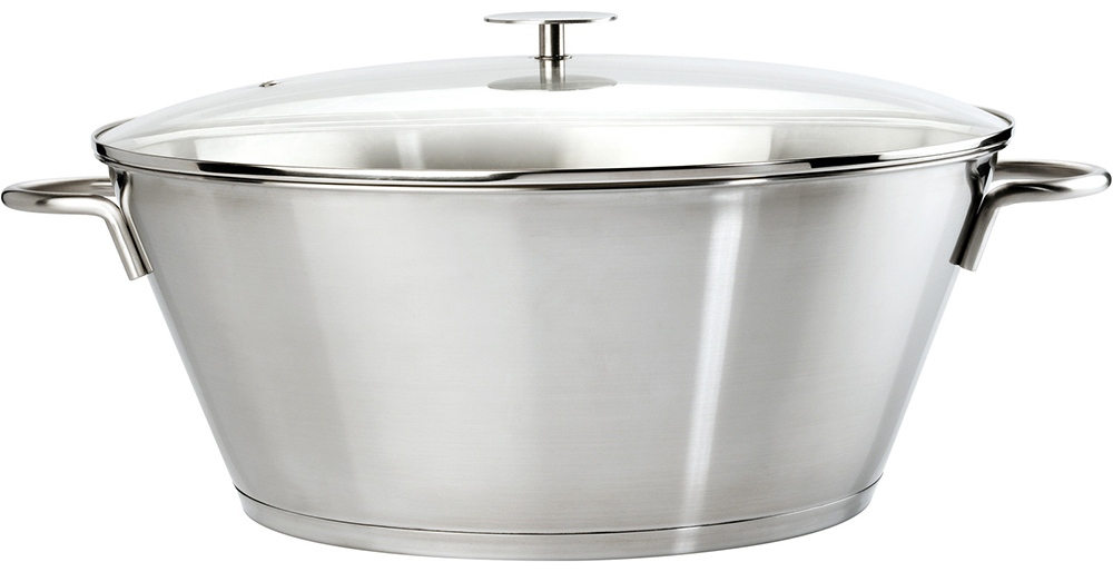 Bassine à confiture 40cm cuivre martelé pour induction Baumalu