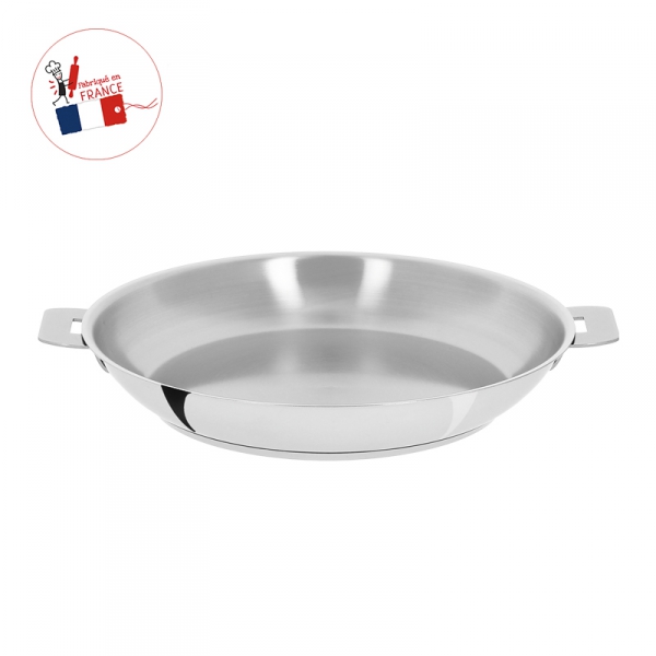 Poêle inox Cristel Mutine amovible