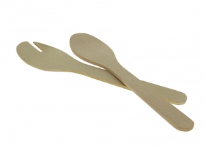 Spatule en bois cuisine biseautée De Buyer B Bois hêtre