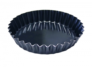 140x103 - Moule à Tartelette Evasée en Tôle Bleue De Buyer