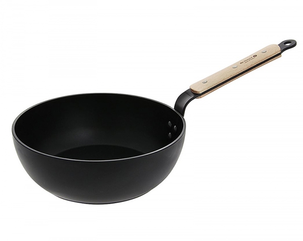 Sauteuse Ø 24 cm avec couvercle pyrex / bouchon fonte