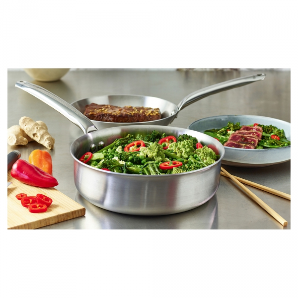 Alchimy Loqy. Sauteuse inox amovible de 24 à 28 cm - De Buyer