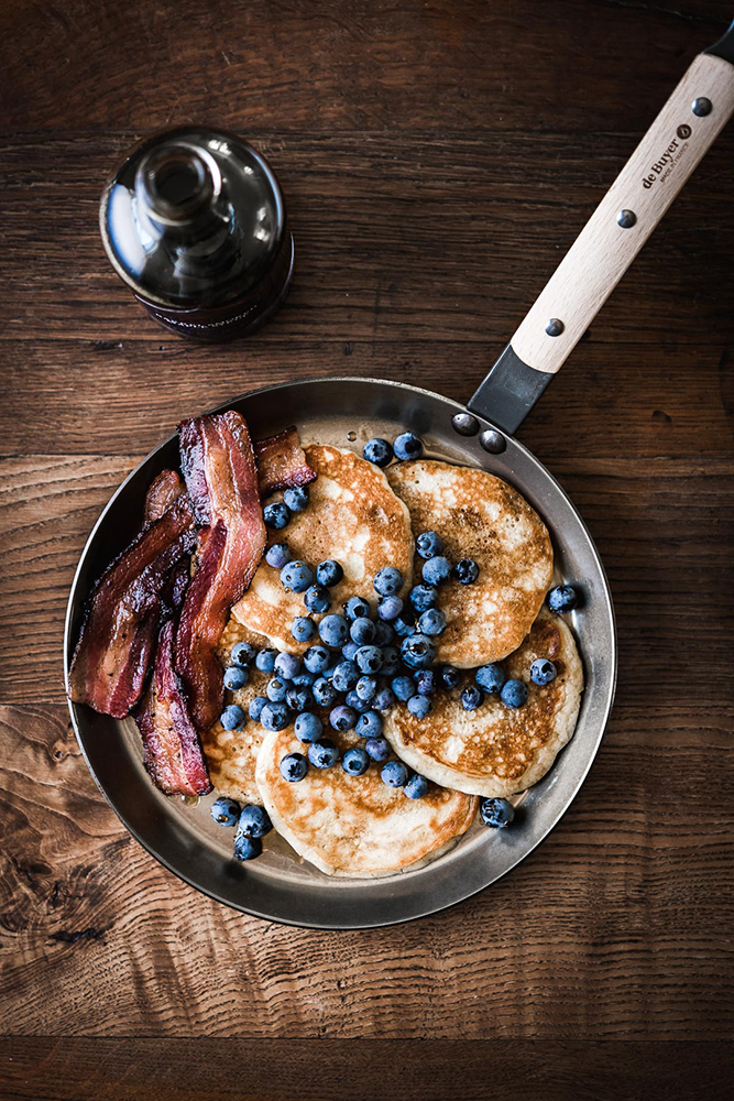 Poêle à Crêpes en tôle d'acier bleuie Ø 24 cm - Carbon Plus - De