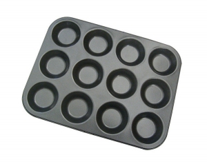 140x111 - Moule Anti-adhésif pour 12 Tartelettes Rondes De Buyer