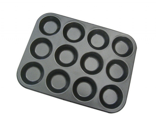 Moule Anti-adhésif pour 12 Tartelettes Rondes De Buyer