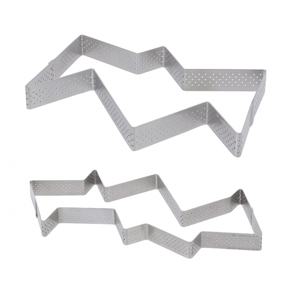 Cercle à Tarte Inox Multiparts Perforé De Buyer