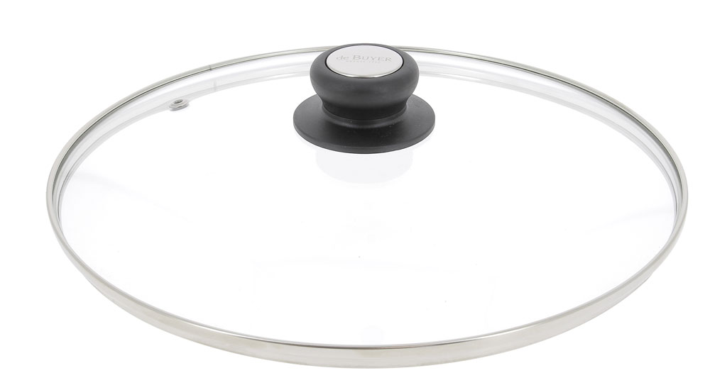 Couvercle de casserole universel 20-24 cm, acier inoxydable, de Buyer