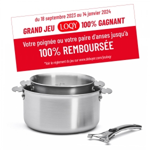 140x140 - Set 2 casseroles Alchimy Loqy De Buyer 16 - 20 cm + 1 poignée amovible