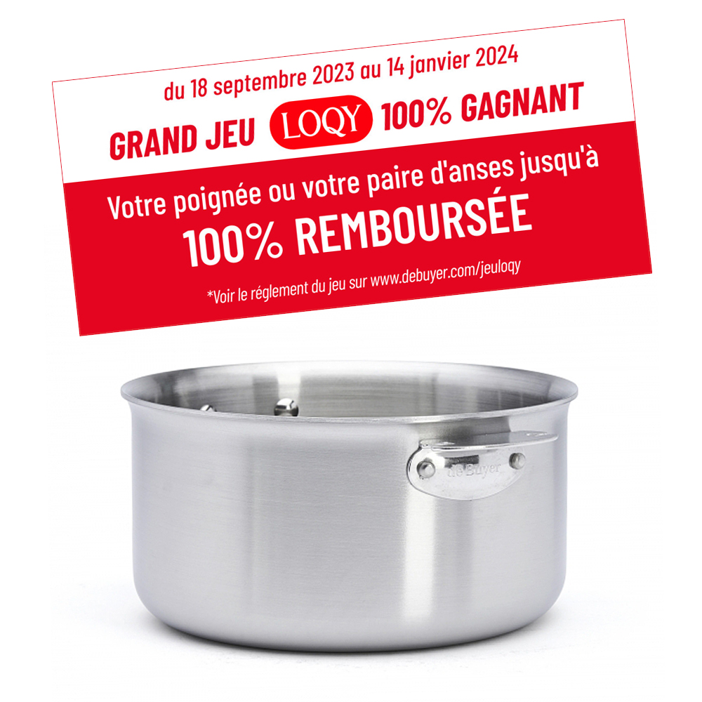 Faitout inox Alchimy Loqy De Buyer