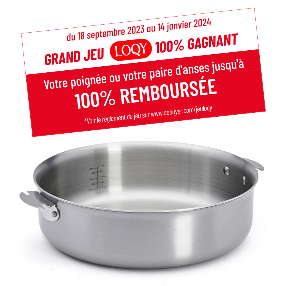 Sauteuse inox Alchimy Loqy De Buyer