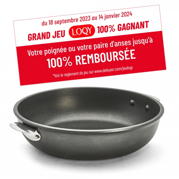 Sauteuse Choc Extrême Loqy De Buyer poignée amovible