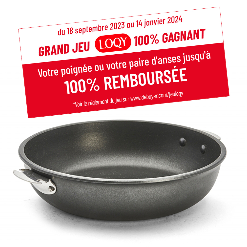 Sauteuse Choc Extrême Loqy De Buyer poignée amovible
