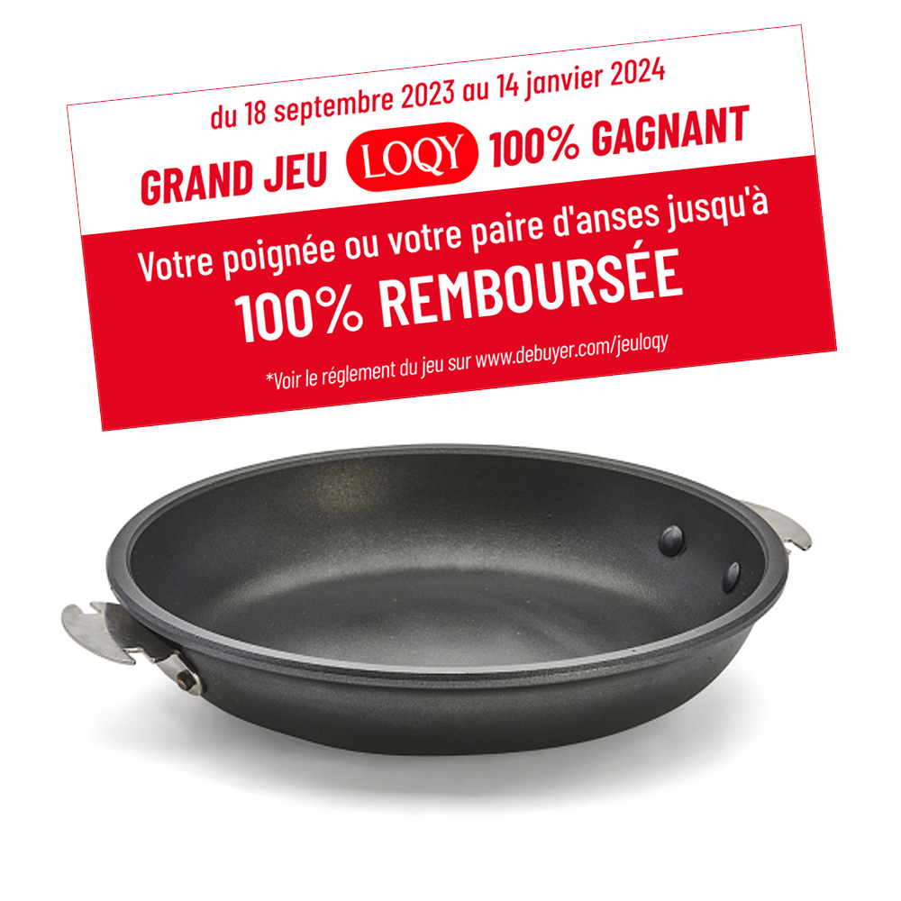 Poêle Choc Extrême Loqy De Buyer poignée amovible