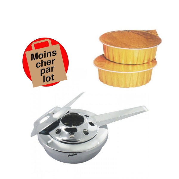 Brûleur pour fondue inox
