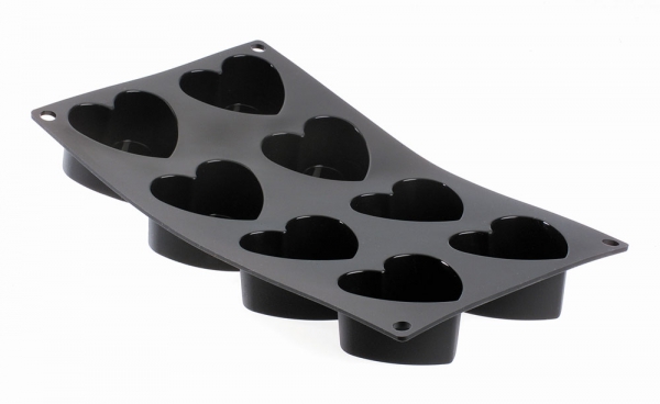 Moule souple mini coeur