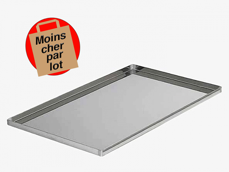 Plaque Pâtissière Bords Droits Inox De Buyer