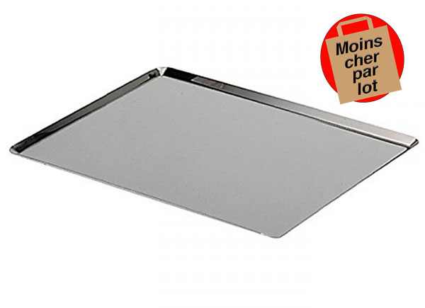 Plaque Pâtissière Bords Pincés Inox De Buyer