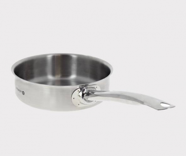 Couvercle inox brossé De Buyer Prim'Appety à poignée