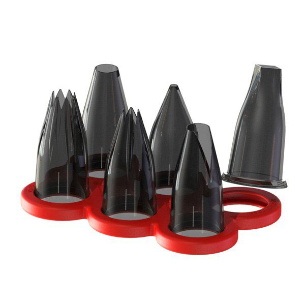 Coffret 12 Douilles Tritan Mix sur Support De Buyer