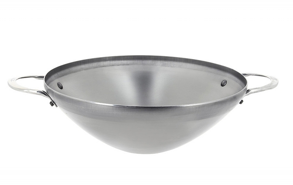 Wok 2 Anses Minéral B Element De Buyer