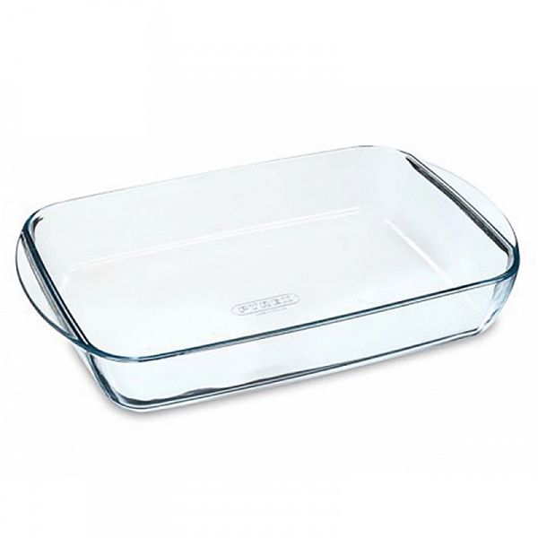 3x Bac de Cuisson en Inox - Plat Rectangulaire pour Four - 22 x 15 x 3 cm