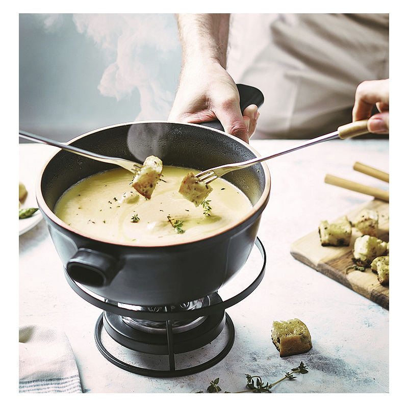 Réchaud à fondue Invicta pour caquelon savoyard