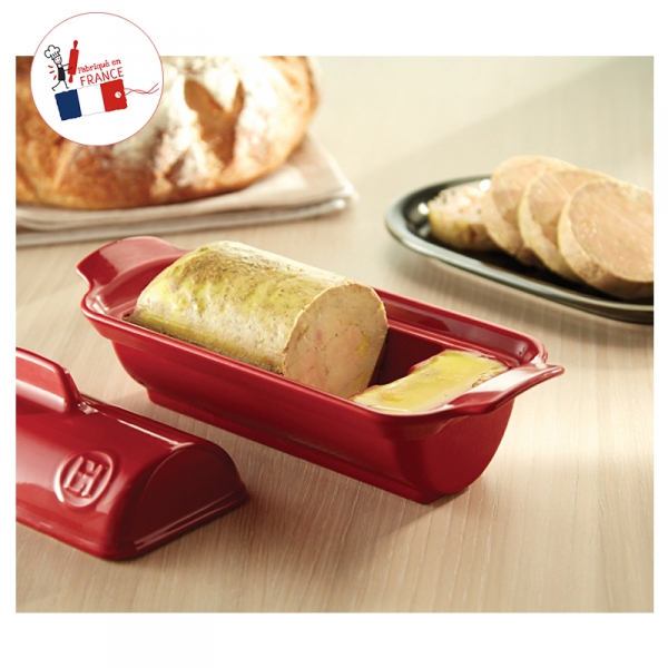 Terrine foie gras médaillon Emile Henry