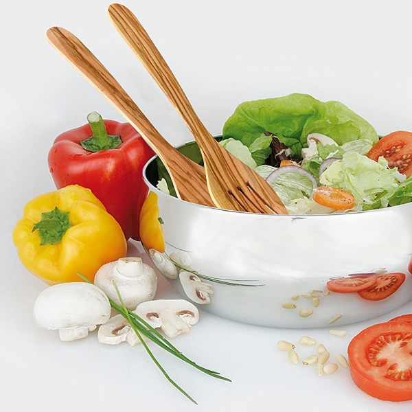 Couverts à Salade en bois d'Olivier Fackelmann