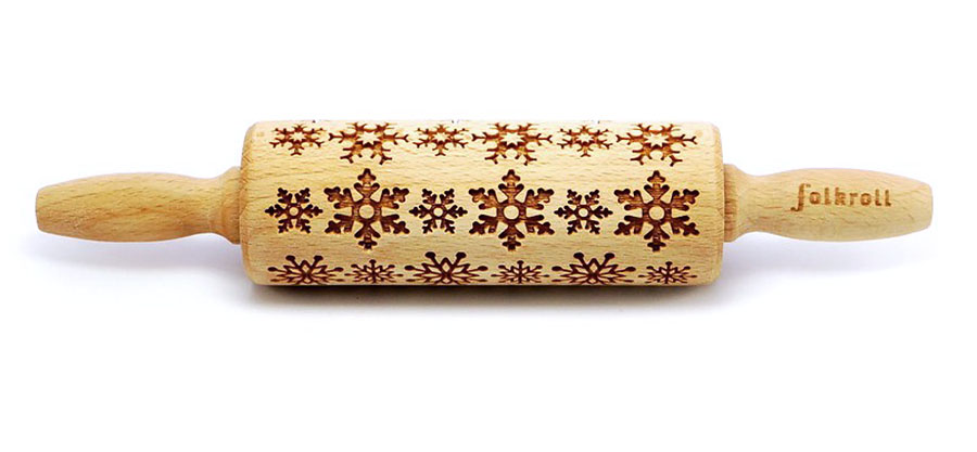 Rouleau à Pâtisserie à Motifs Nid d'Abeilles 43cm FOLKROLL - FR5058