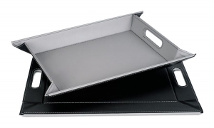 140x83 - Plateau Réversible en Simili-Cuir Freeform