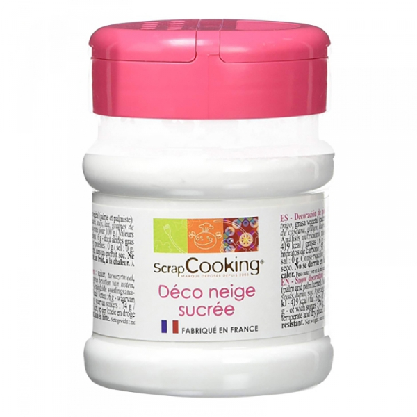 Déco neige sucrée Scrapcooking