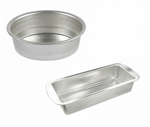 140x119 - Lot moule à cake + moule à manqué fer blanc Gobel