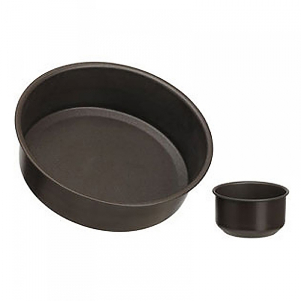 Moule à pain rond Silicone 8 pouces Cake Pan, Moule de cuisson rond Set De  2, Poêle de cuisson antiadhésif, Réutilisable de qualité alimentaire, Sans  Bpa - Snngv