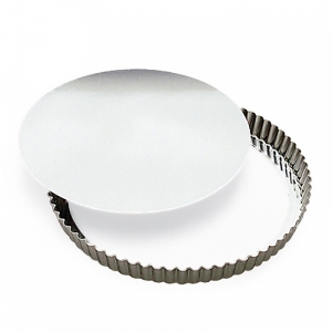 Moule à manqué pour gâteaux / génoise rond uni en fer blanc