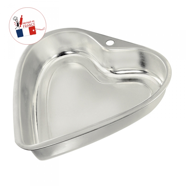 Moule coeur bordé fer blanc Gobel