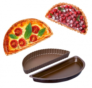 140x134 - Moule Demi Tarte Anti-adhérent Gobel