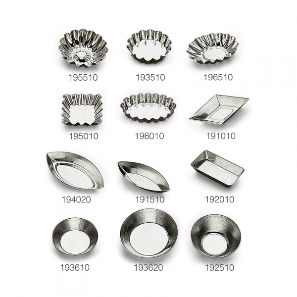 Moules Petits-fours en Fer Blanc Gobel