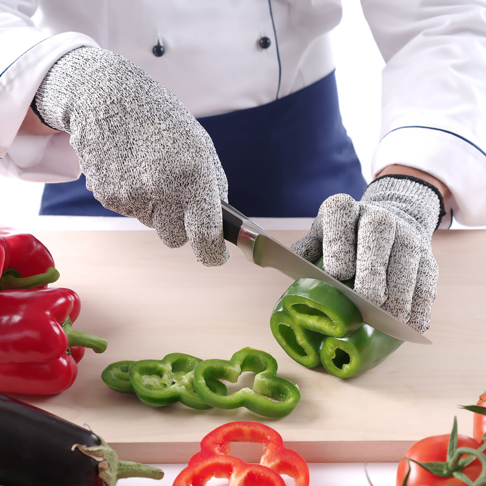 Gant en cotte de mailles en acier inoxydable pour couper la viande et les  tranches de pommes de terre, éplucher les huîtres, sécurité de travail,  gant