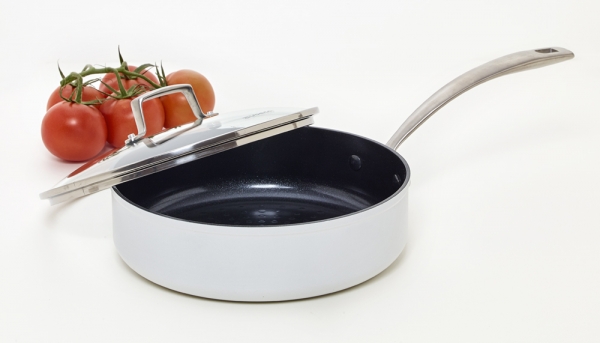 Sauteuse céramique Evergreen white Aubecq
