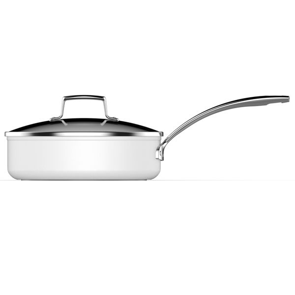 Sauteuse céramique Evergreen white Aubecq