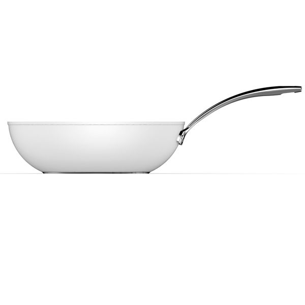 Wok céramique Evergreen white Aubecq