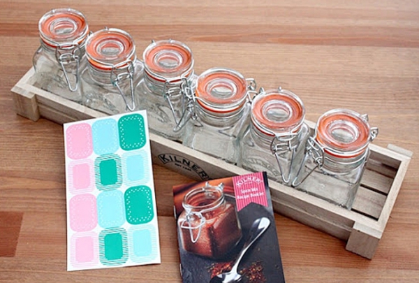 Set de 6 Bocaux à Epices Kilner