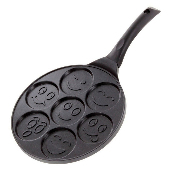 Poêle à Blinis Smiley Anti-adhésive Kitchen fun