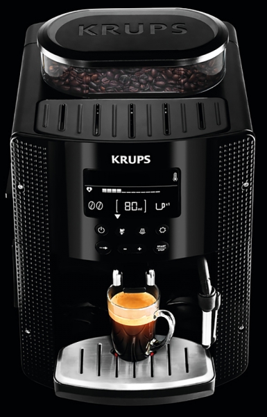 Cafetière Essential Noire avec Ecran LCD Krups