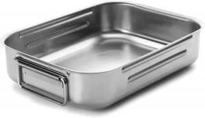 Poire à jus précise et ergonomique inox 2 embouts + goupillon